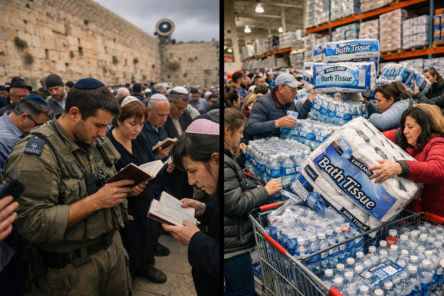 “Tehillim or Toilet Paper? Where Do You Run When the Siren Sounds?”