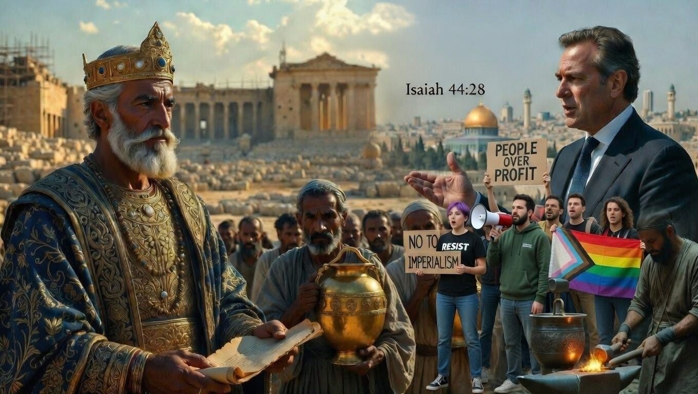 Cyrus’s Gold: How Wealthy Outsiders Funded Jerusalem’s Rebirth and Why the Left Fears It