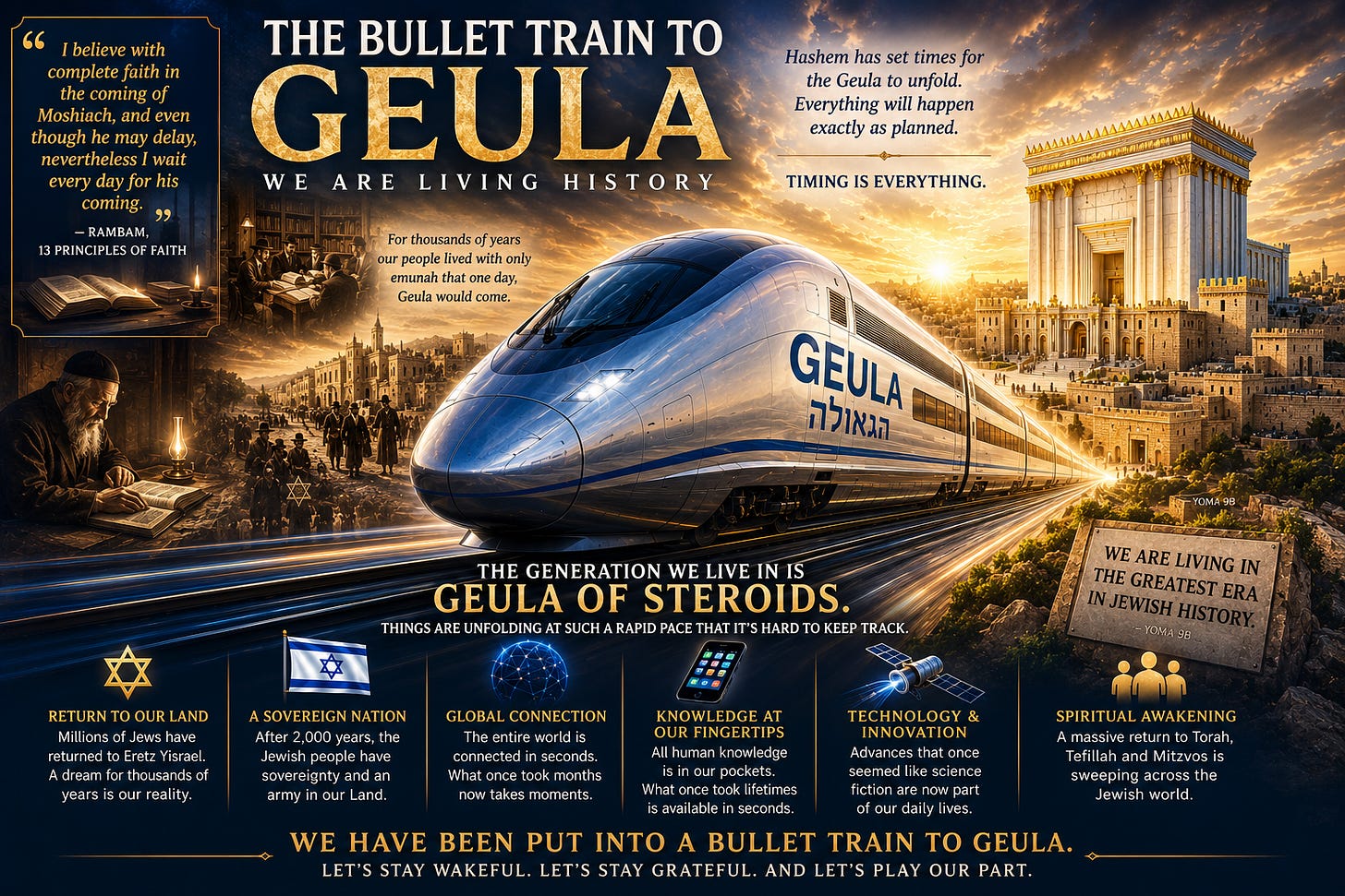 The Bullet Train to Geula