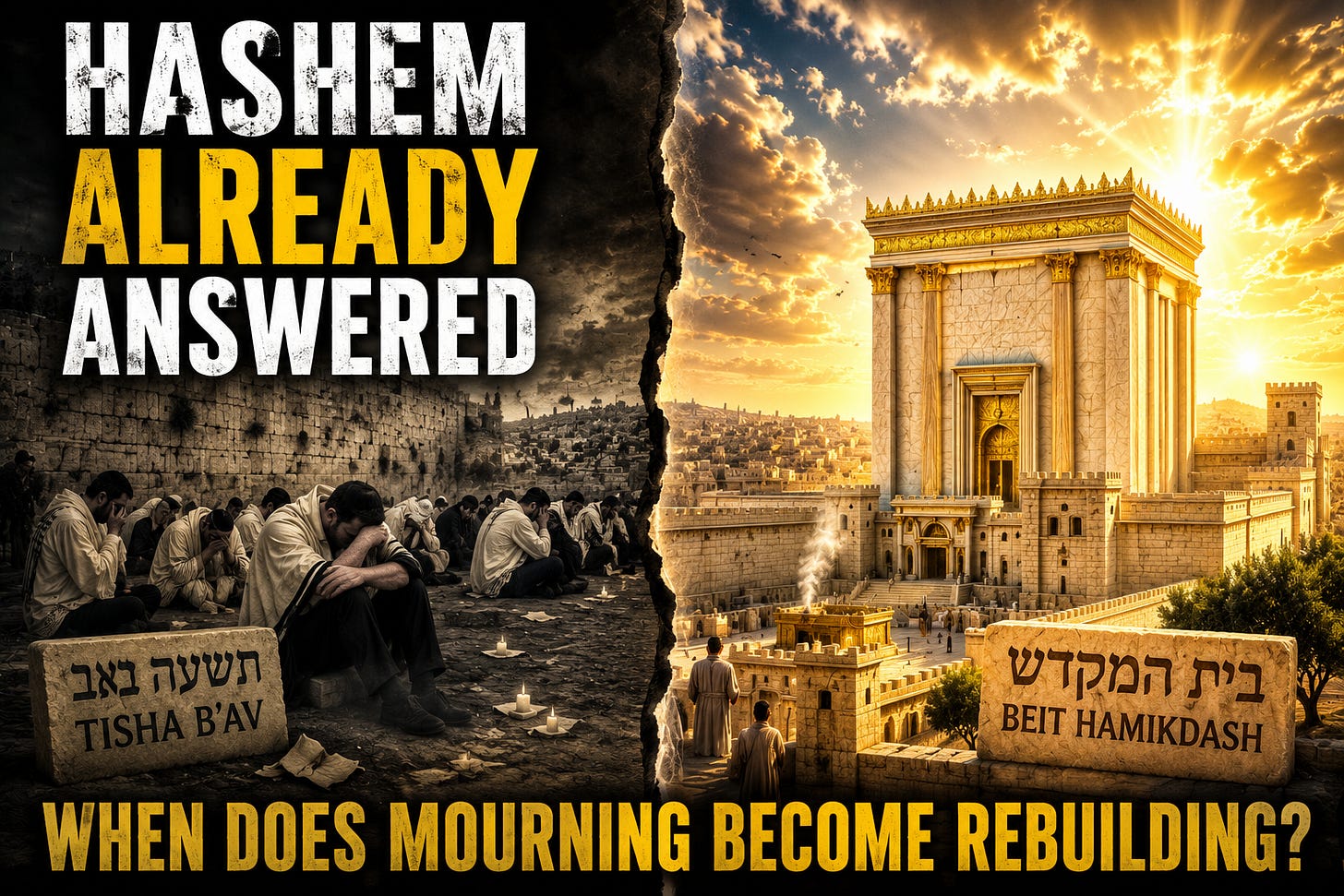 Hashem Already Answered. Why Aren’t We Moving?