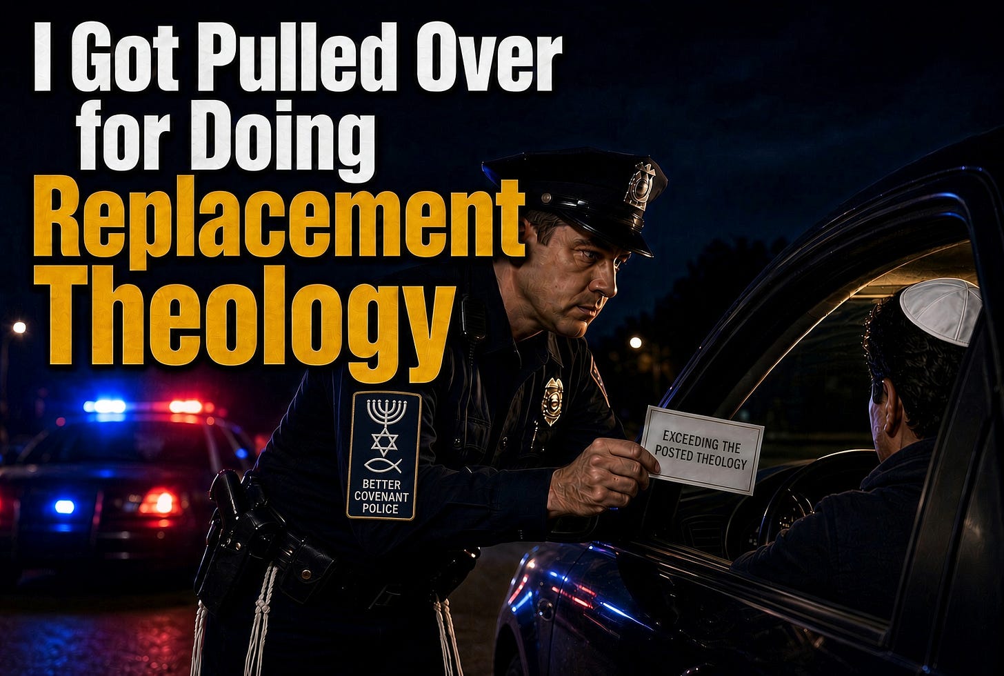 I Got Pulled Over for Doing Replacement Theology